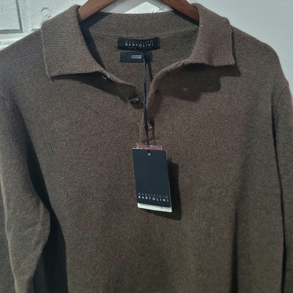 Maglificio Bartolini Other - 🔥Cashmere Bartolini Italian Made Polo Shirt 100% Cashmere